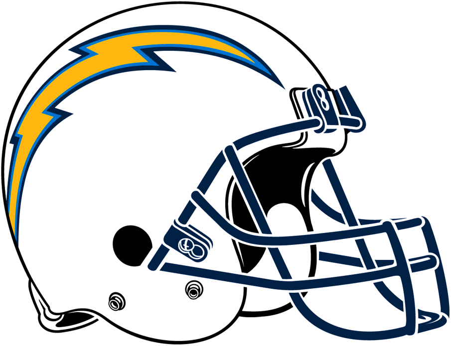 Los Angeles Chargers 2017-Pres Helmet fabric transfer